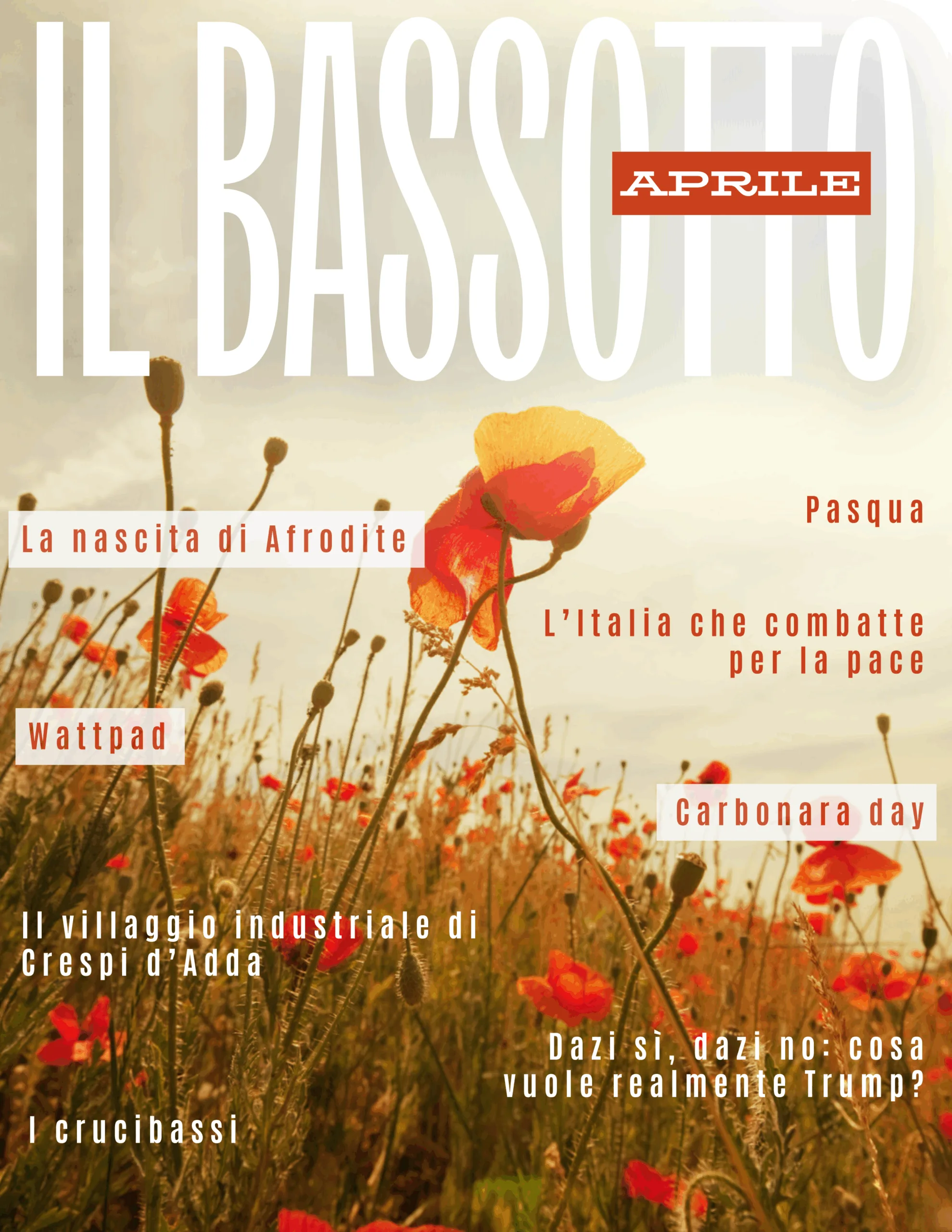 Copertina Giornalino Aprile 2025